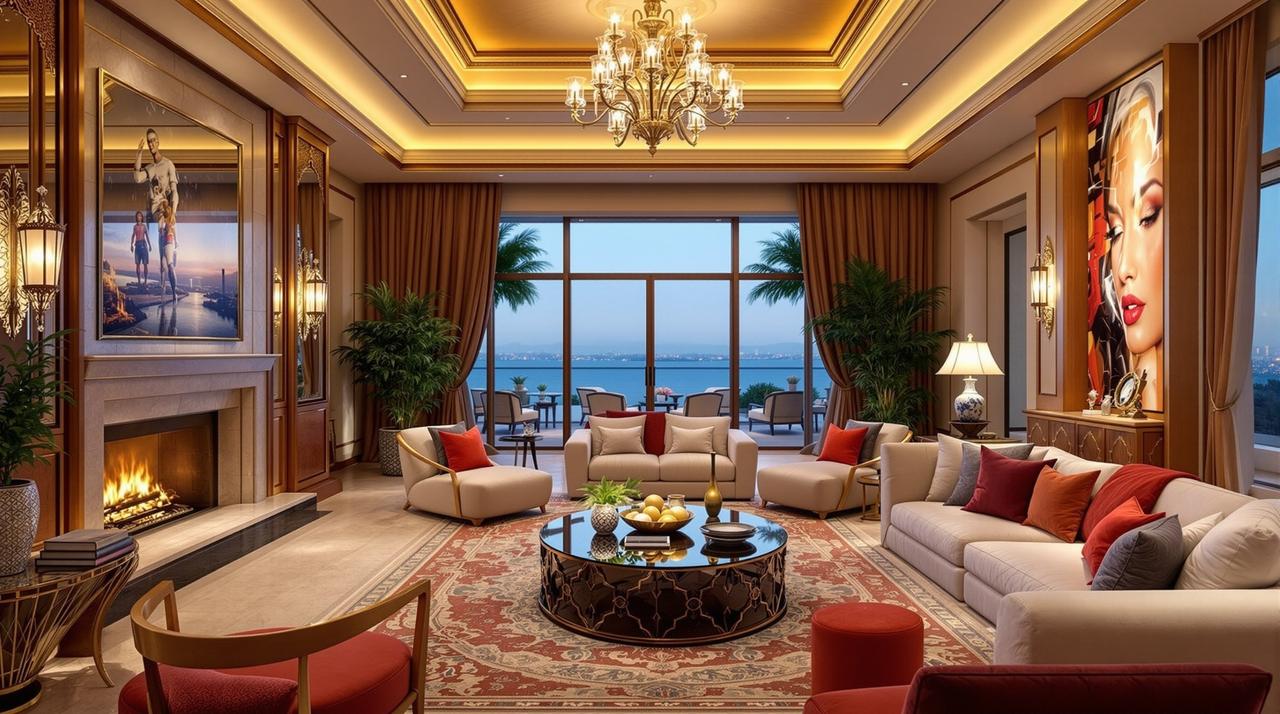 某女星豪宅曝光：室内陈设奢华，网友直呼"这才是真正的顶流"